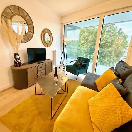 Ferienwohnung Presqu'Ile De Caen, Terrasse & Parking Exterior foto
