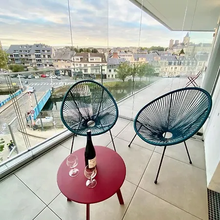 Ferienwohnung Presqu'Ile De Caen, Terrasse & Parking Exterior foto